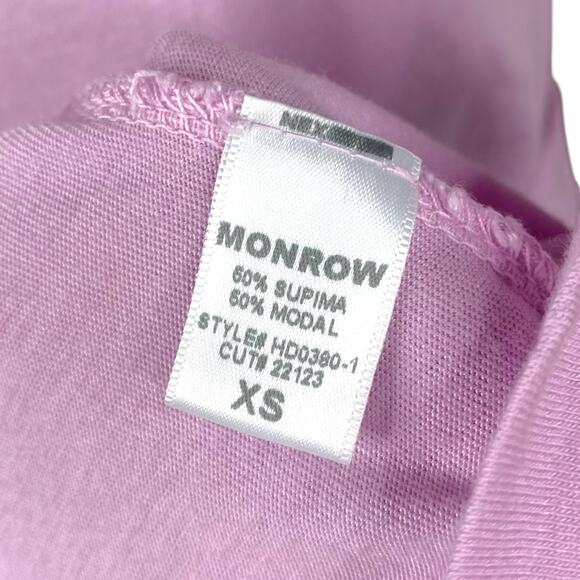 MONROW Pastel Purple Babydoll Tiered Flutter Sleeve Dress SZ XS - Picture 11 of 12